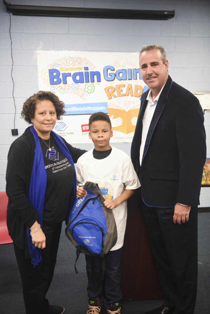 during a "Make Good Reads Happen" event at the Boys & Girls Clubs of Greater Washington, Manassas Branch on Tuesday, Oct. 27, 2015 in Manassas, Va. (Kevin WolfAP Images for Boys & Girls Clubs of America)