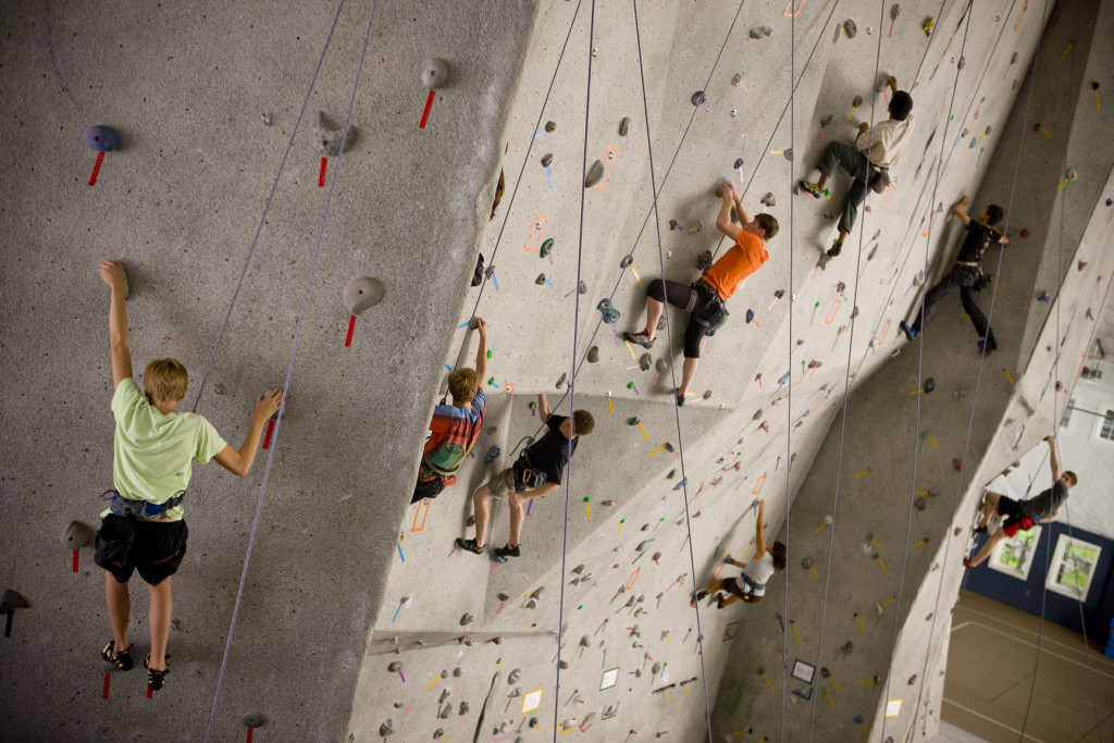 Rock wall climbing - unique sport